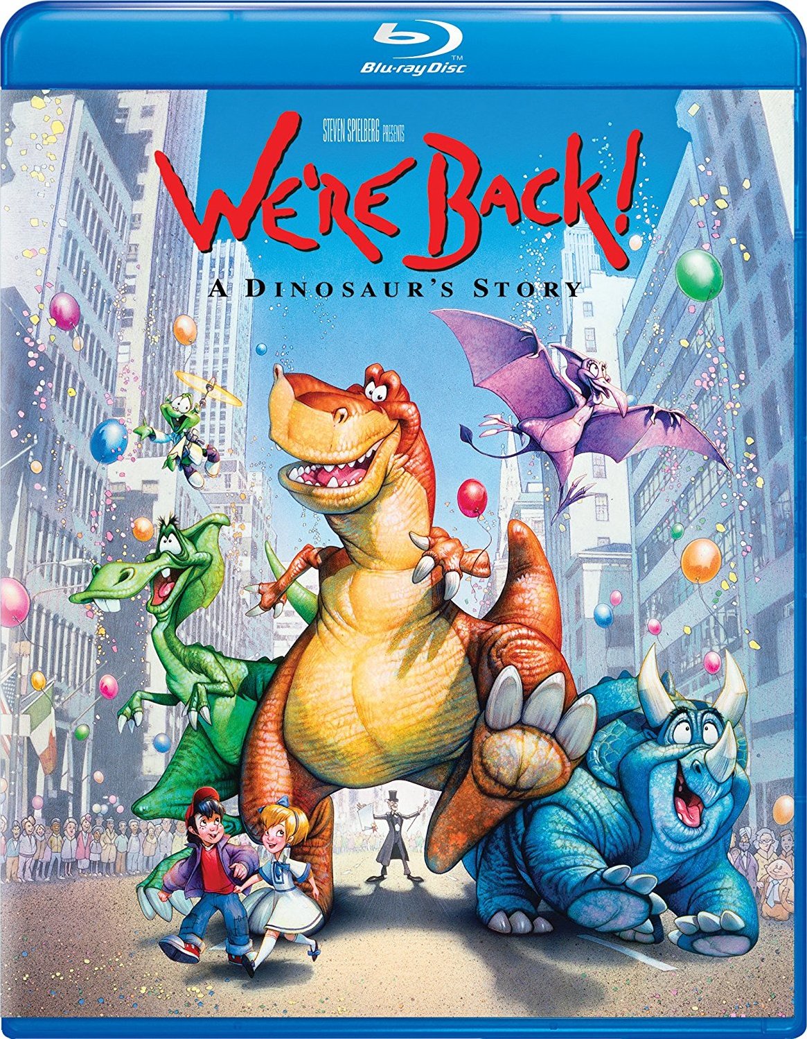 We're Back! A Dinosaur's Story (1993) Rex, Un Dinosaurio en Nueva York (1993) [DTS 2.0 + SUP] [Blu Ray-Rip] [GOOGLEDRIVE*] 139250_front