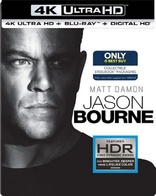 Jason Bourne 4K (Blu-ray Movie)