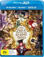 Alice Through the Looking Glass 3D (Blu-ray Movie)