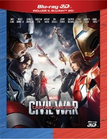 Captain America: Civil War 3D (Blu-ray Movie)