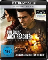 Jack Reacher: Never Go Back 4K (Blu-ray Movie)