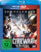 Captain America: Civil War 3D (Blu-ray Movie)