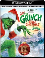 Dr. Seuss' How the Grinch Stole Christmas 4K (Blu-ray Movie)