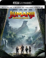 Jumanji: Welcome to the Jungle 4K + 3D (Blu-ray Movie)