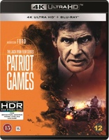 Patriot Games 4K (Blu-ray Movie)