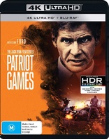 Patriot Games 4K (Blu-ray Movie), temporary cover art