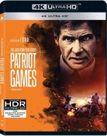 Patriot Games 4K (Blu-ray Movie), temporary cover art