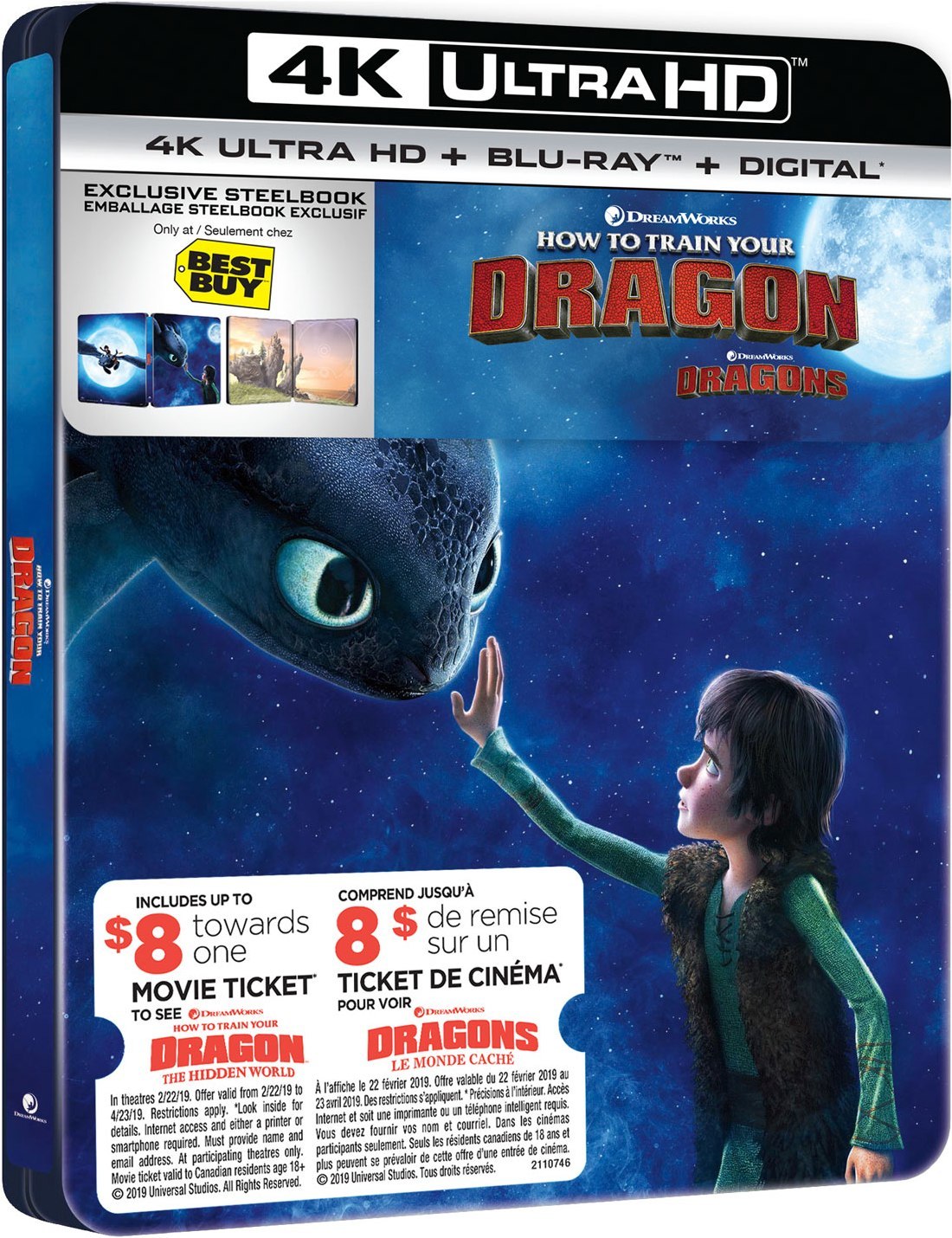 How To Train Your Dragon 4k Blu Ray Canada