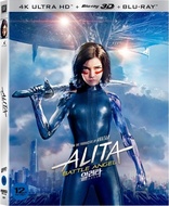 Alita: Battle Angel 4K + 3D (Blu-ray Movie), temporary cover art