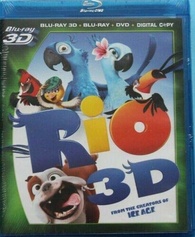 Rio 3D Blu-ray Release Date August 30, 2011 (Blu-ray 3D + Blu-ray + DVD ...