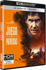 Patriot Games 4K (Blu-ray Movie)