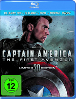 Captain America: The First Avenger 3D (Blu-ray Movie)