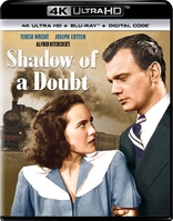 Shadow of a Doubt 4K (Blu-ray Movie)