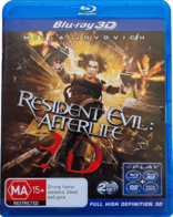 Resident Evil: Afterlife 3D (Blu-ray Movie)