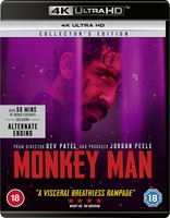 Monkey Man 4K (Blu-ray Movie)