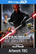 Star Wars: Episode I - The Phantom Menace 3D (Blu-ray Movie), temporary cover art