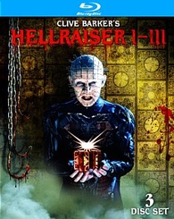 Hellraiser 1 - 3 Blu-ray: Hellraiser, Hellbound: Hellraiser II ...