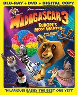 Madagascar 3: Europe's Most Wanted (Blu-ray Movie), temporary cover art